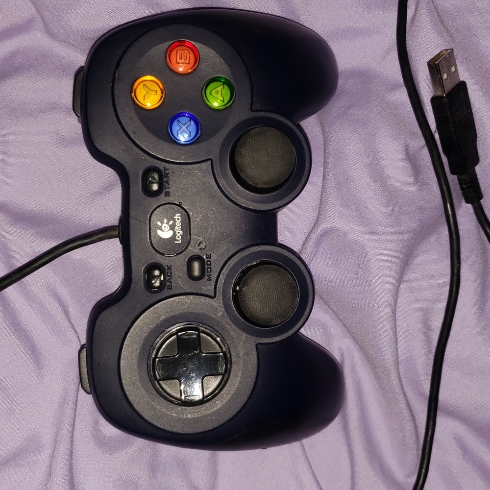 Logitech F310 Wired Gamepad Black Controller